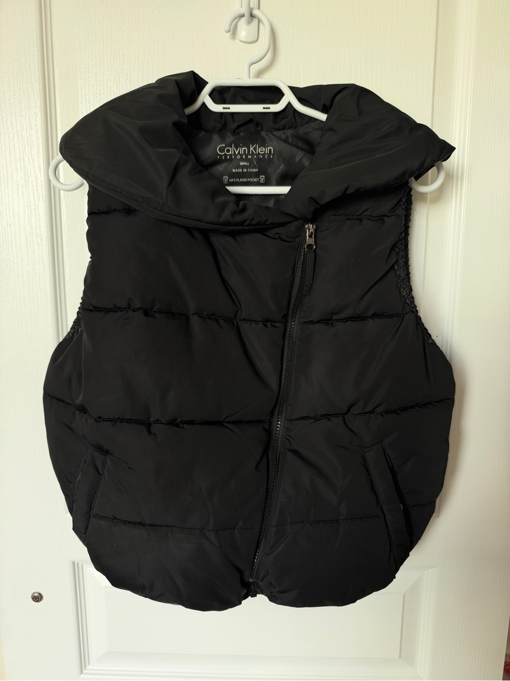 Calvin Klein Black Puffer Vest - Women's Small
